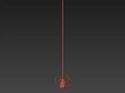 INCANTO cube hanging from string 3D model