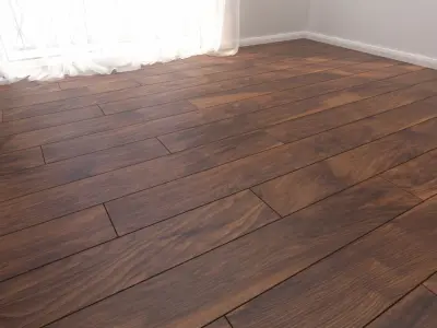 Parquet Floor Vintage Narrow 3D model