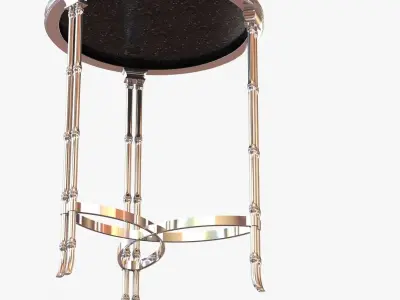 Double Bamboo Leg Side Table by Global Views 3D model