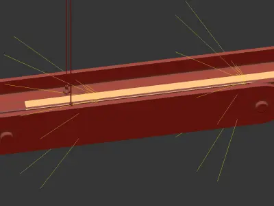 DIY Glass Pendant Light - Polyommatus Bellargus 3D model