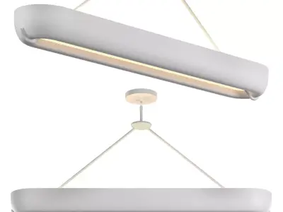 SEINE LINEAR CHANDELIER 72 3D model