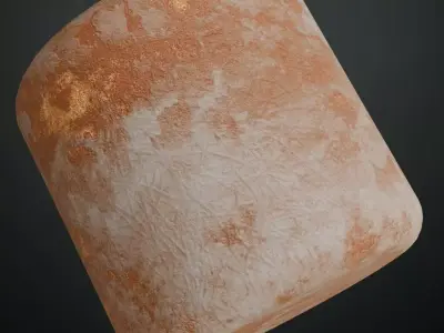 Galvanized Scratches Rust PBR Seamless Texture