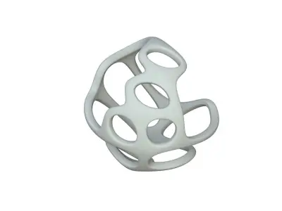 SciFi Cube Object No 29498 Low Poly Shape Texture