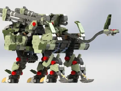 Liger Zero Panzer 3D model