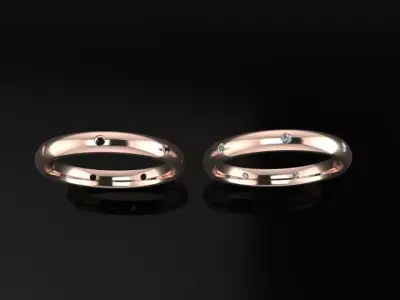 Dainty Infinity Diamond Band Ring and Fashion Wear Size6 3D print model