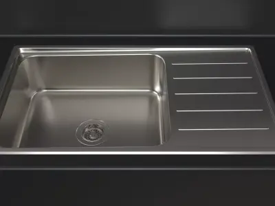 VATTUDALEN sink Ikea 86x47cm 3D model
