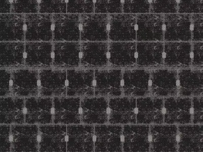 Distressed Dark Tiled Zigzag Metal Plate PBR Seamless Texture