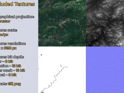 Kuaidamao China City Landscape 3D Model 3D model