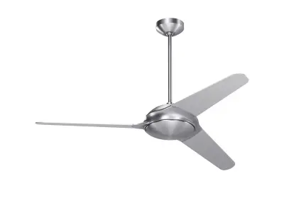 Modern Down Rod Ceiling Fan 3D model