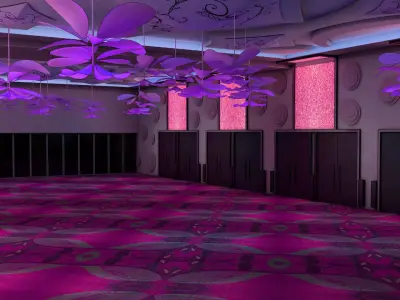 Ballroom 1 floor of room 3D model