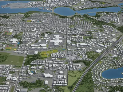 Olympia  Low-poly 3D model