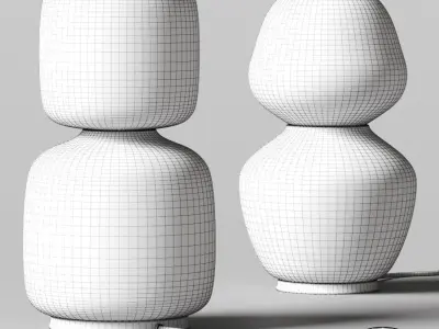 West Elm Tala x David Weeks Table Lamps 3D model
