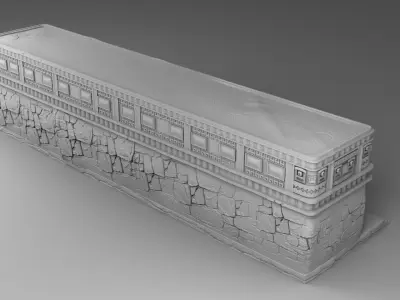 The tomb of Maya 3D print model