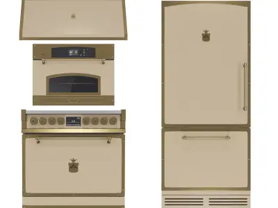 OFFICINE kitchen appliances 3D model