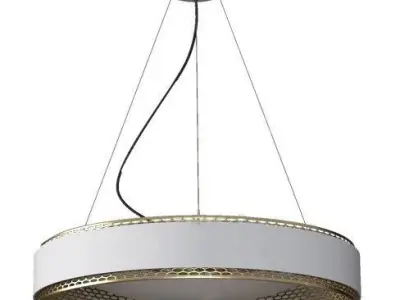 3D model of fashionable chandelier 3D model