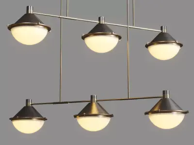 Aster Milk Glass Low-poly 3D model