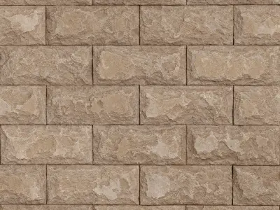 Brick Rockface 02 - Seamless Texture