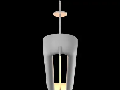 SEINE LINEAR CHANDELIER 72 3D model