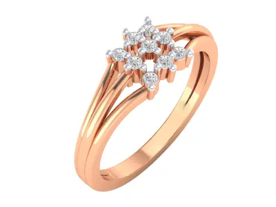 Women Ring Render 3dm STL MTL SLC JCD OBJ FBX Details 3D print model 85