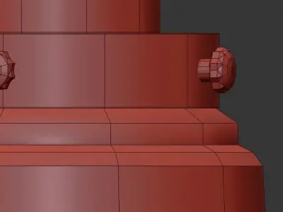 Glass lamp shade pendant 3D model