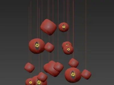 Tribes 3 lampa wiszaca TossB 3D model