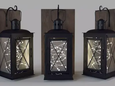 Tinker Bell Inside Of Lantern 3D model