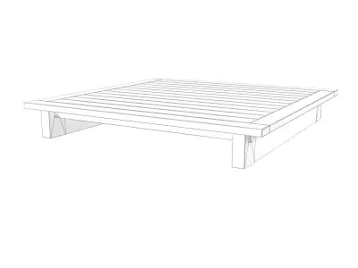 Maldives Coffee Tables 3D model