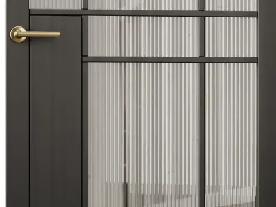 Entrance door set8 3D model