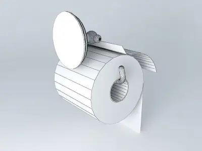 Door Paper Free 3D model