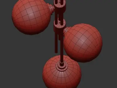 TRILOGY PENDANT 3D model