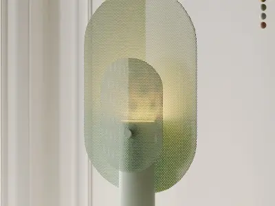Filter Table Lamp by Blu Dot 3D model