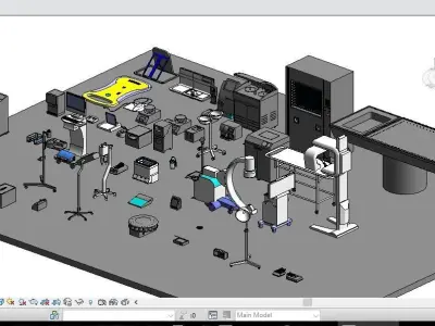 Medical Revit Families 2015 3D model