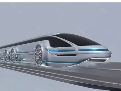 Concept Train 3D model