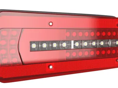 Man Hx3 Tail light 3D model