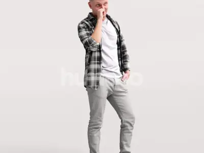 Humano 12-Collection 2307 - CASUAL PEOPLE MIX 02-12 x 3D models  3D model