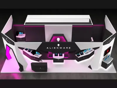 Exhibition Booth Stall Design 3D model