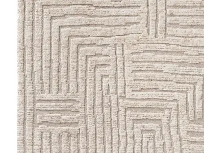 MALLAVI WOOL RUG 3D model