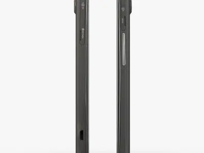 Alcatel One Touch 8000D Scribe Low-poly 3D model