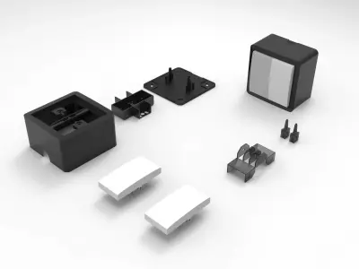 Duplex socket  Free 3D print model