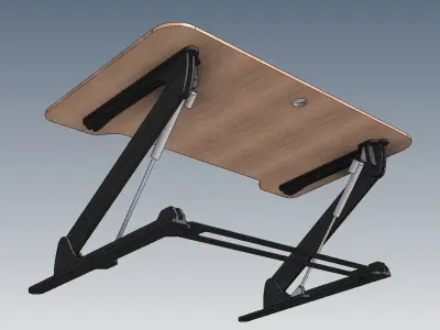 Custom Up Down Desk  3D model