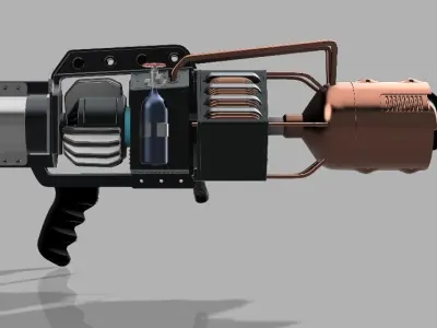 Black Mesa Tau Cannon 3D print model