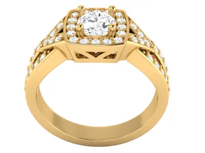  Women Ring 3dm STL OBJ FBX Details 3D print model