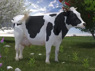  Animated Cow Collection 