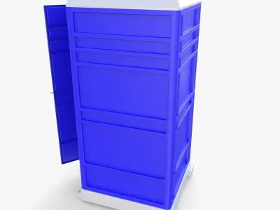 Portable toilet v1 3D model