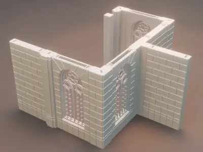 Modular Church 3D print model