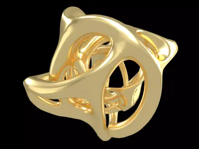 Abstract Shape v40 001 Low-poly 3D model