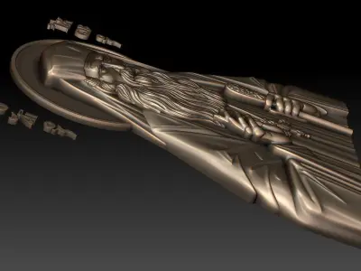Saint Iakovos Tsalikis 3D print model