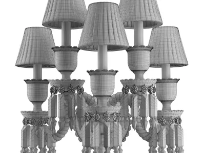 wall sconces 5 Lights High Quality 3D model