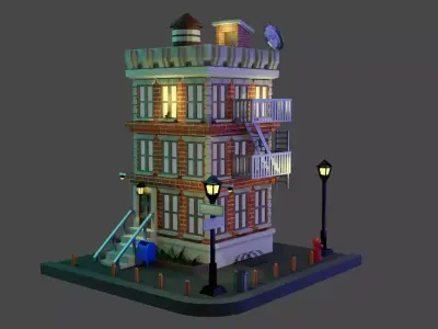 Apartament lighthouse 3D model