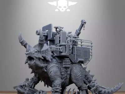 GrimGuard Jungle Fighters Triceratank 3D print model